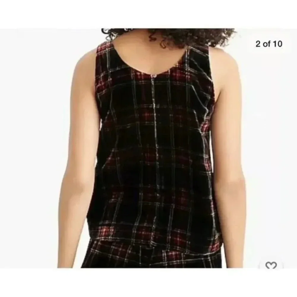 J.Crew velvet tank